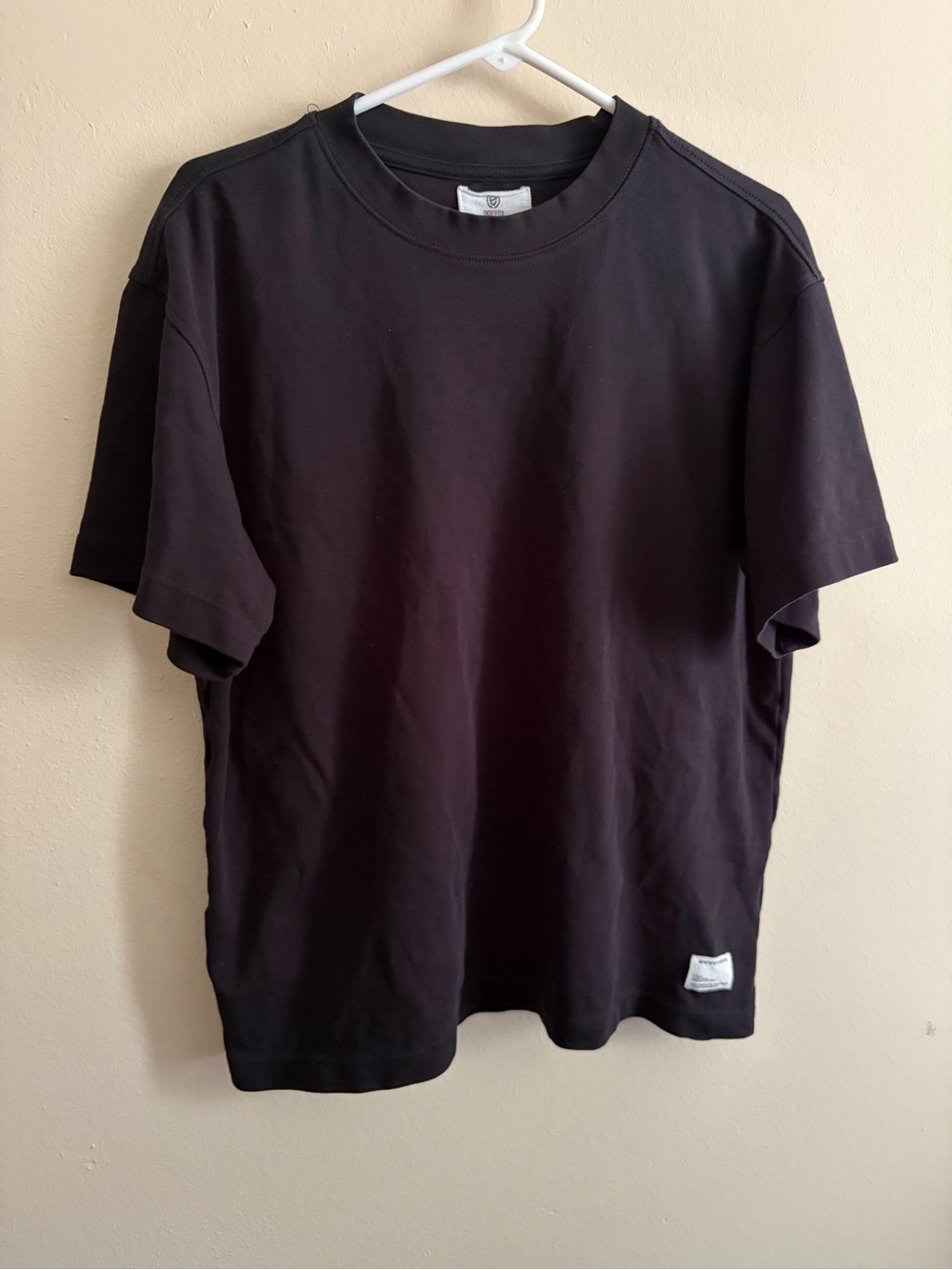 Mens Ecrypted Black Relaxed Fit Tee